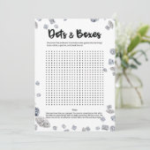 Stippen en dozen Vrijgezellenfeest Ice Breaker Gam Kaart (Staand voorkant)