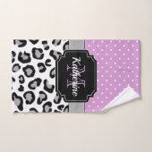 Stippen en luipaard afdrukken bad handdoek (Handdoek)
