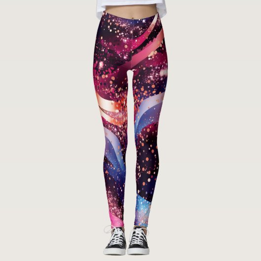 Stippen en meer Stippen Leggings (Voorkant)