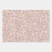 Stippen en spots voor abstracte Waterverf Roze en  Inpakpapier Vel (Voorkant 3)