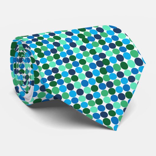 Stippen en Stippen Stropdas (Opgerold)