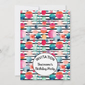 Stippen en Strepen 1 Aangepaste naam Kaart (Voorkant)