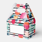 Stippen en strepen 1 bedankdoosjes (Achterkant)