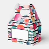 Stippen en strepen 1 bedankdoosjes (Voorkant Zijde)