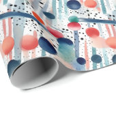 Stippen en strepen 22 cadeaupapier (Rol Hoek)