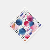 Stippen en strepen 2 servet (Hoek)