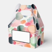 Stippen en strepen 4 bedankdoosjes (Voorkant Zijde)