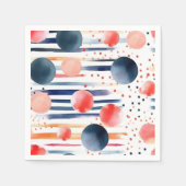 Stippen en strepen 5 servet (Voorkant)