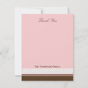 Stippen en strepen dank je wel kaart