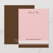 Stippen en strepen dank je wel kaart (Voorkant / Achterkant)