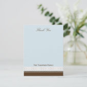 Stippen en strepen dank je wel kaart (Staand voorkant)