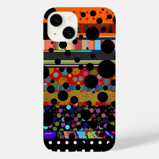 stippen en strepen met verschillende patronen Case-Mate iPhone case (Achterkant)