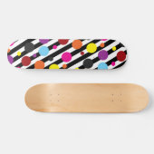 Stippen En Strepen Persoonlijk Skateboard (Horizontaal)