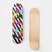 Stippen En Strepen Persoonlijk Skateboard (Voorkant)