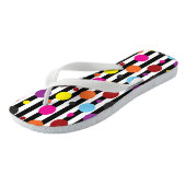 Stippen en Strepen Teenslippers (Schuin)