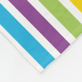 Stippen en stripes van zwarte keuken en paaseieren fleece deken (Hoek)