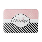 Stippen en strips badmat (Voorkant)