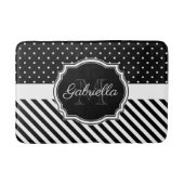 Stippen en strips badmat (Voorkant)