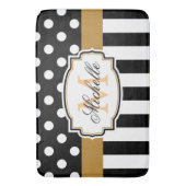 Stippen en strips badmat (Voorkant Verticaal)