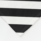 Stippen en strips fleece deken (Hoek)