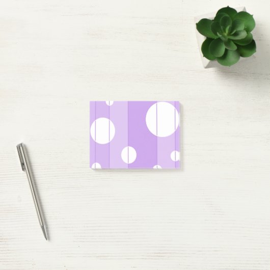 Stippen en strips in FairytalePurple Post-it® Notes (Kantoor)