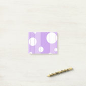 Stippen en strips in FairytalePurple Post-it® Notes (Op bureau)