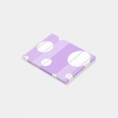 Stippen en strips in FairytalePurple Post-it® Notes (Schuin)