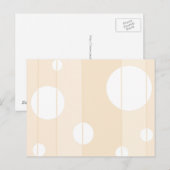 Stippen en strips in Vanilla Briefkaart (Voorkant / Achterkant)