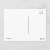 Stippen en strips in Vanilla Briefkaart (Achterkant)