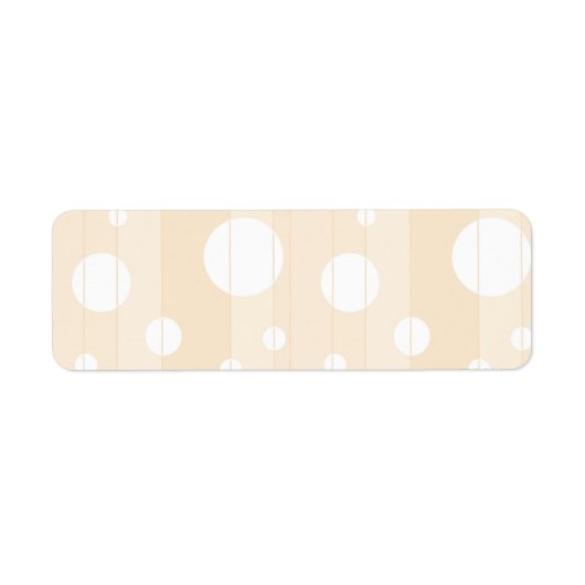 Stippen en strips in Vanilla Etiket (Voorkant)