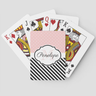 Stippen en strips pokerkaarten