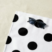 Stippen en strips strandlaken (In situ)