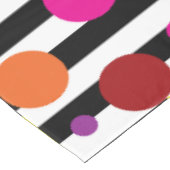 Stippen en strips tafelkleed (Gekanteld)