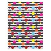 Stippen en strips tafelkleed (Voorkant)