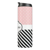 Stippen en strips thermosbeker (Geroteerd rechts)