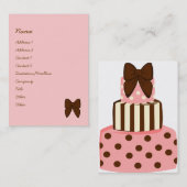 Stippen en strips visitekaartje (Voorkant / Achterkant)