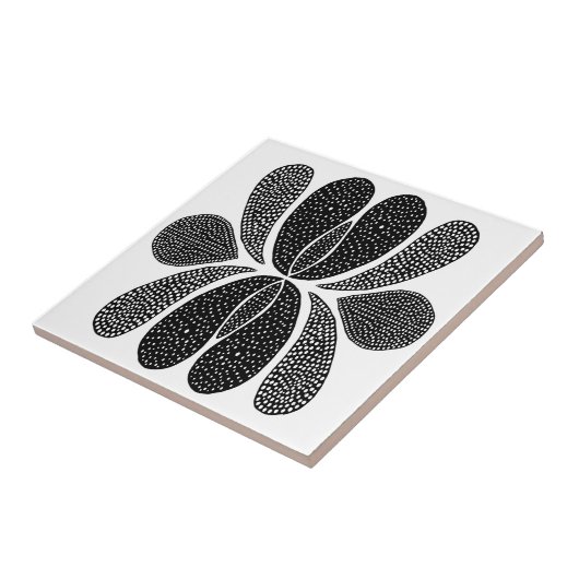 Stippen en vallen tegeltje (Zijkant)