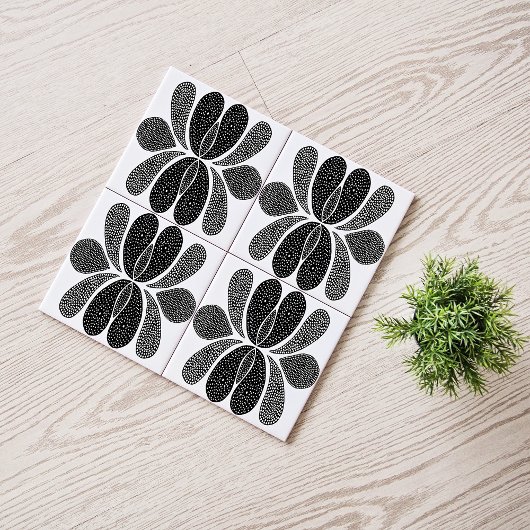 Stippen en vallen tegeltje