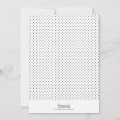 Stippen grens Eet, Drink en wees vrolijk vakantief Kaart (Achterkant)