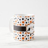 Stippen Halloween Mok (Voorkant links)