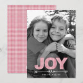 STIPPEN Holiday-fotokaarten Feestdagenkaart (Voorkant / Achterkant)