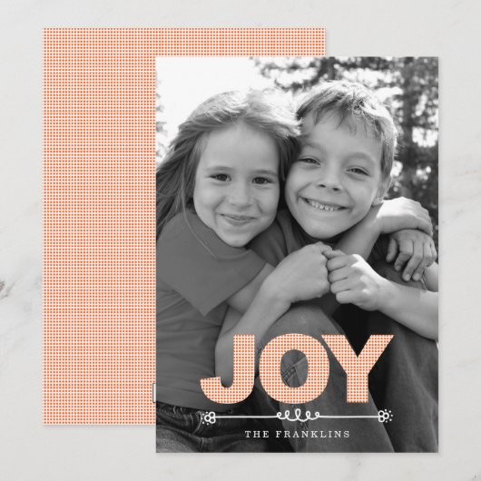 STIPPEN Holiday-fotokaarten Feestdagenkaart (Voorkant / Achterkant)