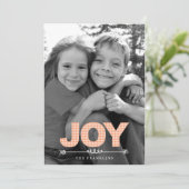 STIPPEN Holiday-fotokaarten Feestdagenkaart (Staand voorkant)