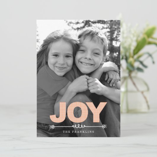 STIPPEN Holiday-fotokaarten Feestdagenkaart (Staand voorkant)