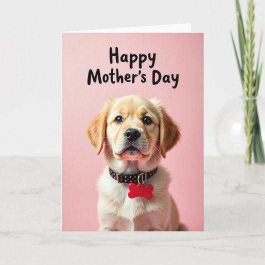 Stippen Hondje Liefde Kaart (Voorkant)