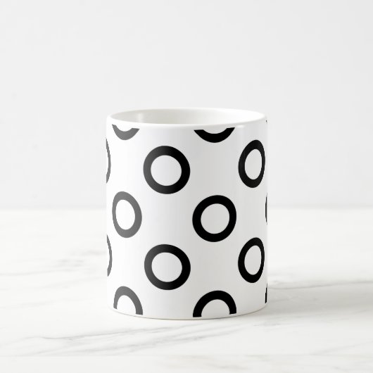 🌀 Stippen in beweging: cirkel ronde Mok (Center)