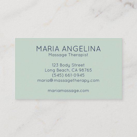 Stippen in Dashes Geometrische Moderne Patroon van Visitekaartje (Achterkant)