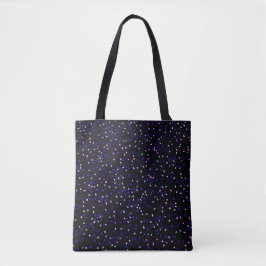 stippen in kleur tote bag