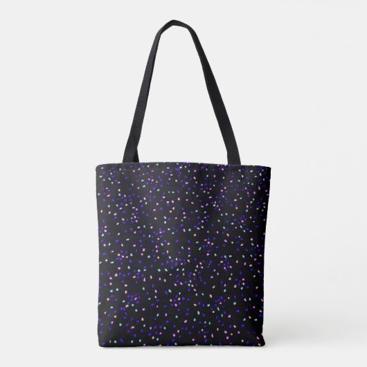 stippen in kleur tote bag (Achterkant)