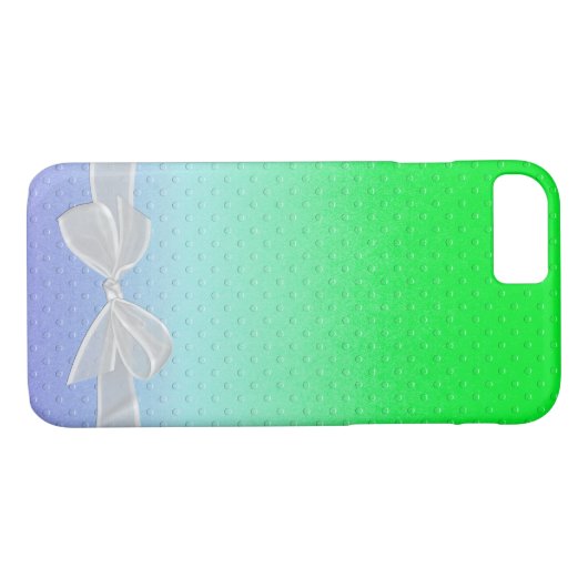 stippen in reliëf met pure witte boog Case-Mate iPhone case (Achterkant (Horizontaal))